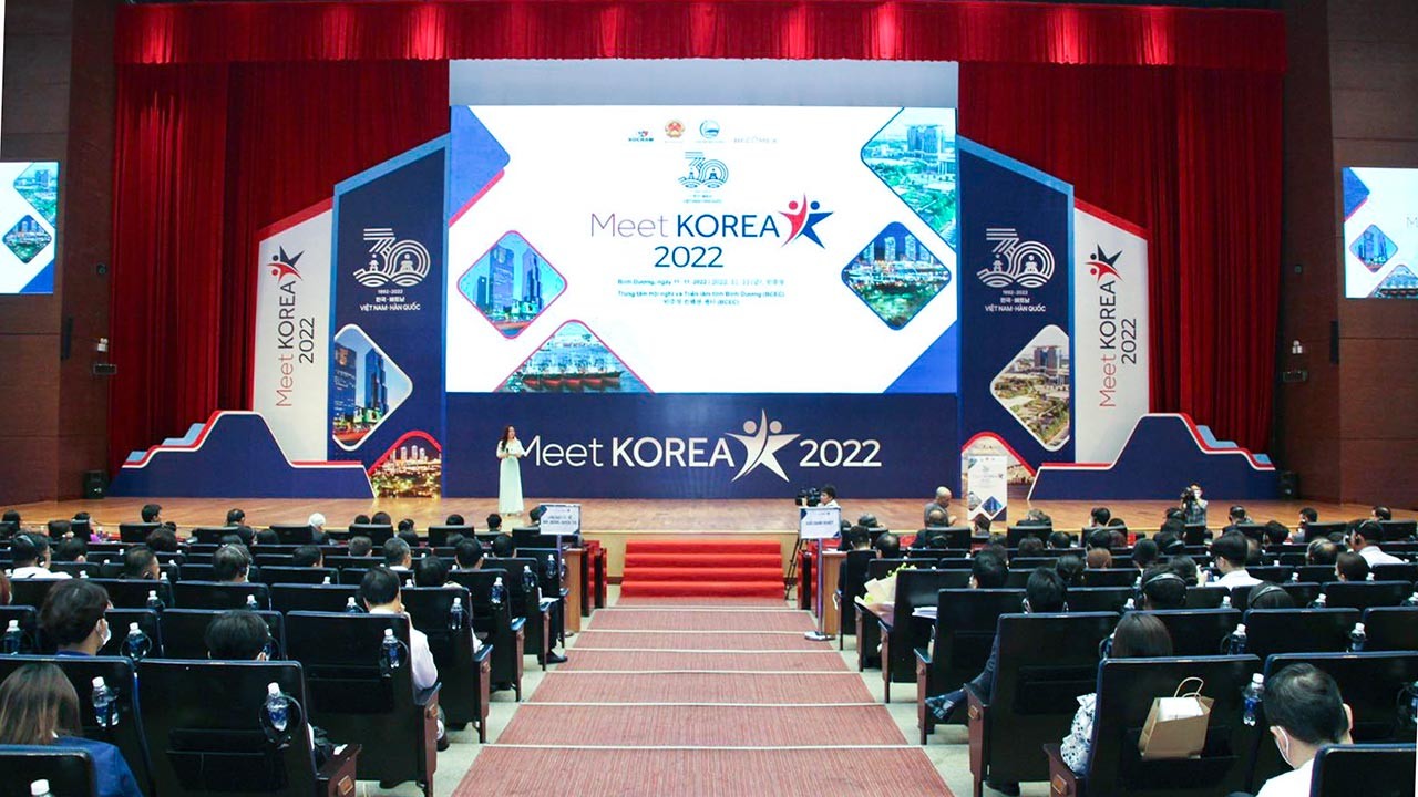 'Gặp gỡ Hàn Quốc 2022' - nơi Bình Dương tăng cường hợp tác với các đối tác sông Hàn