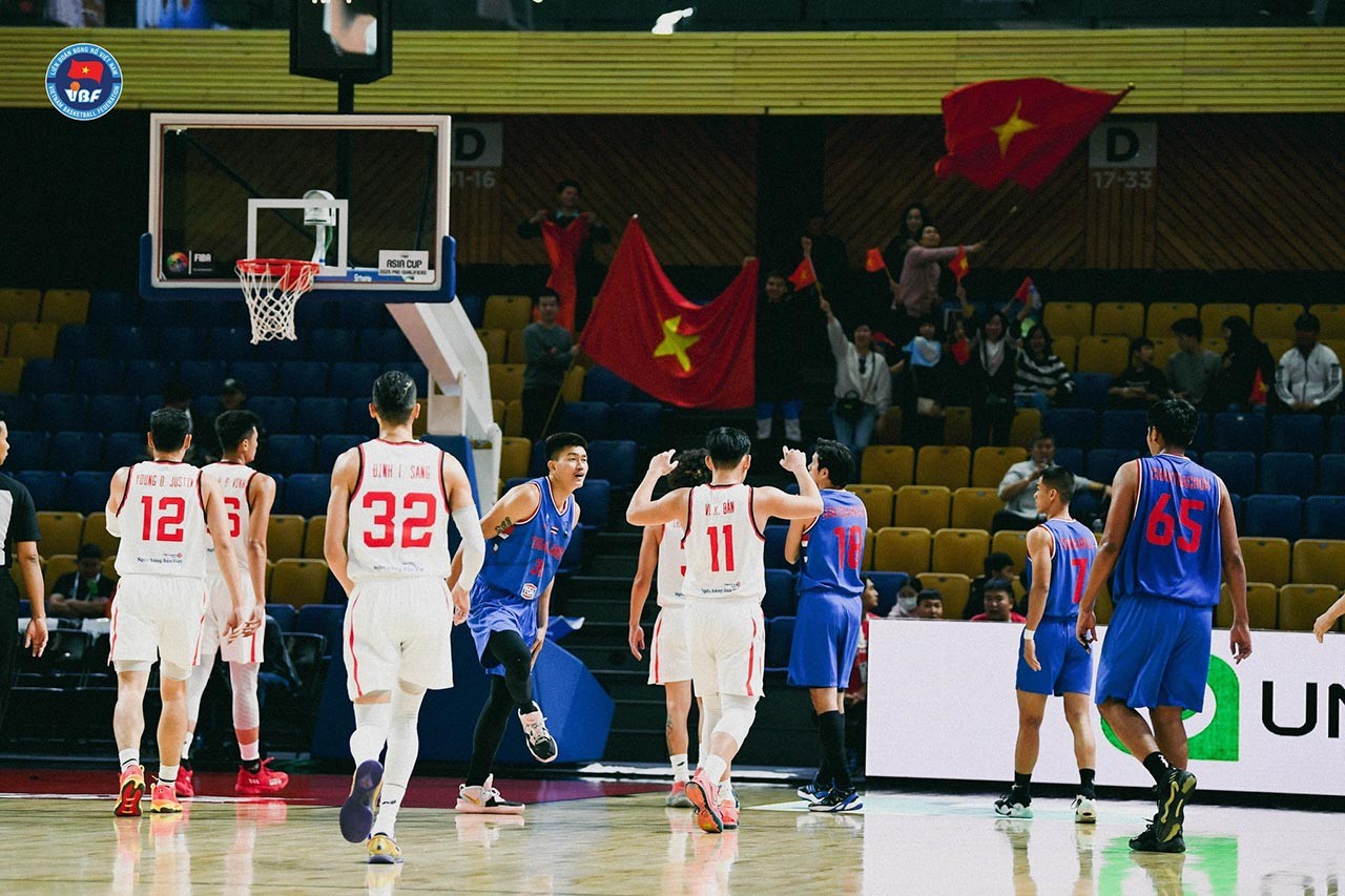 Đội tuyển bóng rổ quốc gia Việt Nam trở lại đấu trường châu Á FIBA ASIA CUP sau gần 60 năm vắng bóng