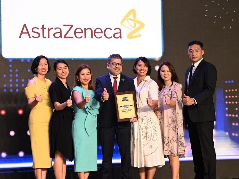 AstraZeneca được vinh danh trong Bảng xếp hạng 100 nơi làm việc tốt nhất Việt Nam