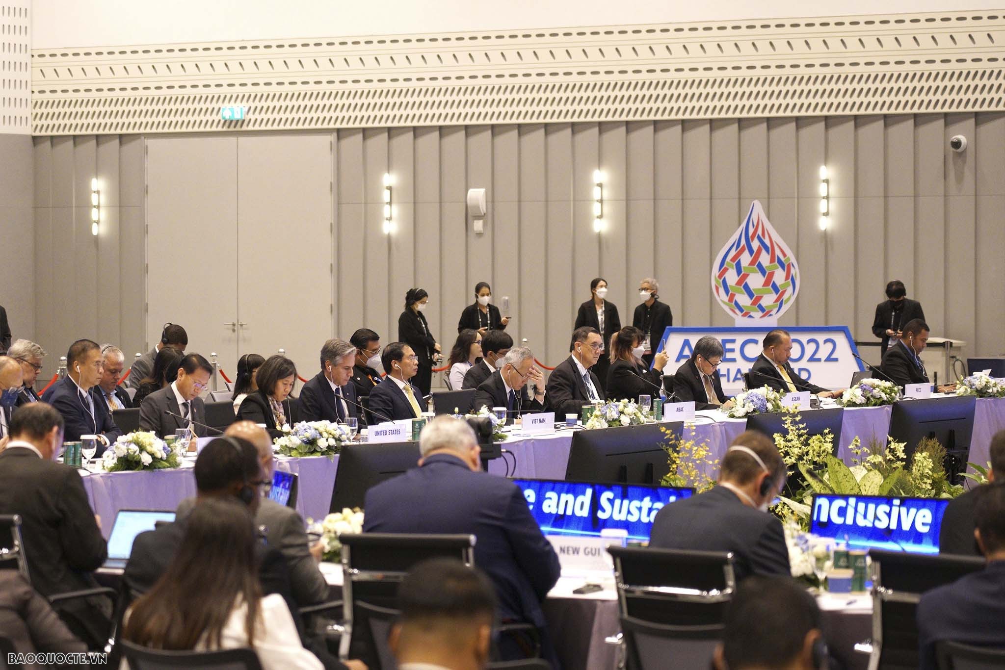 Bộ trưởng Ngoại giao Bùi Thanh Sơn nêu 4 nội dung hợp tác trong APEC