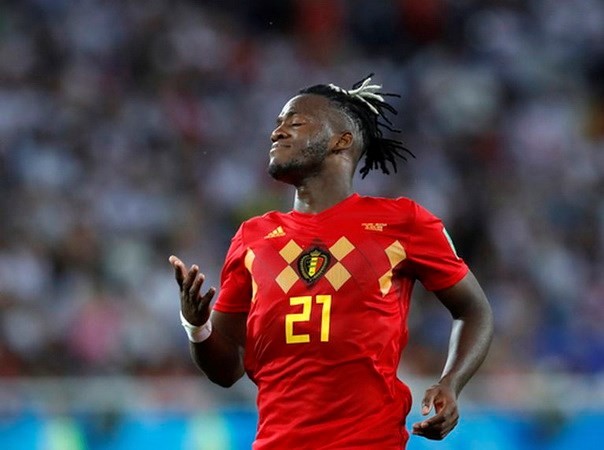 Michy Batshuayi của Bỉ là một phần không thể thiếu của một đội bóng hàng đầu [Yves Herman/Reuters]