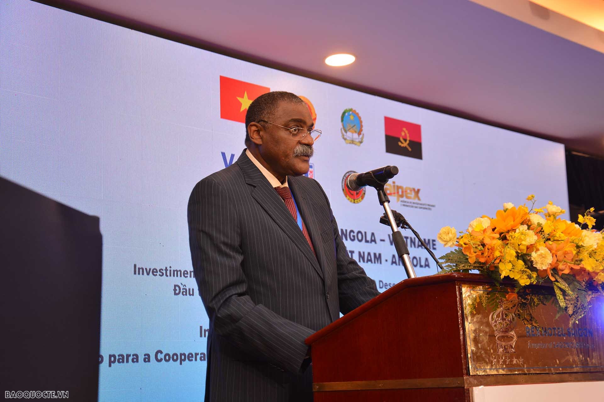 Ông  Domingos Vieira Lopes, Quốc vụ khanh Phụ trách Hợp tác quốc tế và cộng đồng, Bộ Ngoại giao Angola.