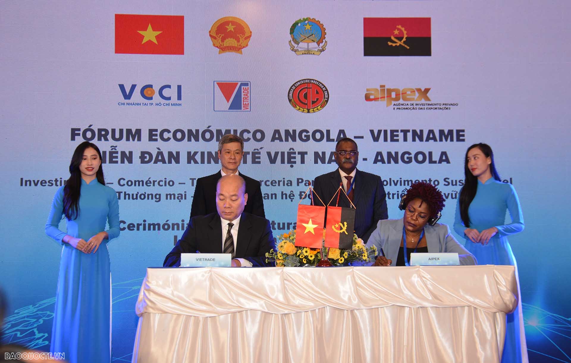 Lễ ký kết Biên bản ghi nhớ hợp tác giữa Cơ quan Đầu tư tư nhân và xúc tiến xuất khẩu Angola với Cục Xúc tiến thương mại Bộ Công thương
