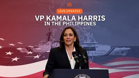  Phó Tổng thống Mỹ Kamala Harris thăm Philippines. (Nguồn: Rappler)