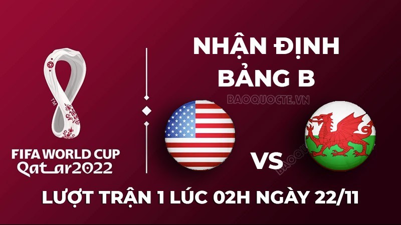 Nhận định trận đấu giữa Mỹ vs Wales, 02h00 ngày 22/11 - trực tiếp World Cup 2022