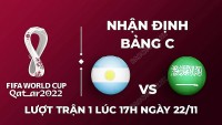 Nhận định trận đấu giữa Argentina vs Saudi Arabia, 17h00 ngày 22/11 - trực tiếp World Cup 2022
