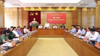 Bộ trưởng Ngoại giao Bùi Thanh Sơn và đoàn đại biểu Quốc hội tỉnh Vĩnh Phúc tiếp xúc cử tri sau kỳ họp thứ 4, Quốc hội khóa XV