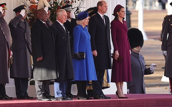 Vua Charles III chủ trì lễ đón Tổng thống Nam Phi Cyril Ramaphosa