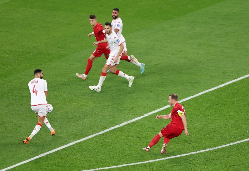 Highlights Đan Mạch vs Tunisia: