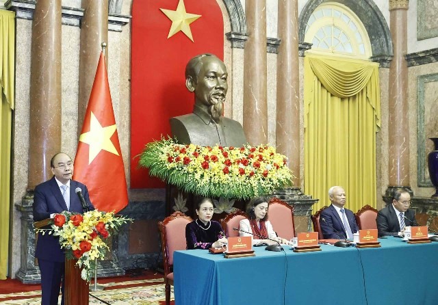 President hosts delegates to WPC's 22nd Assembly in Hanoi