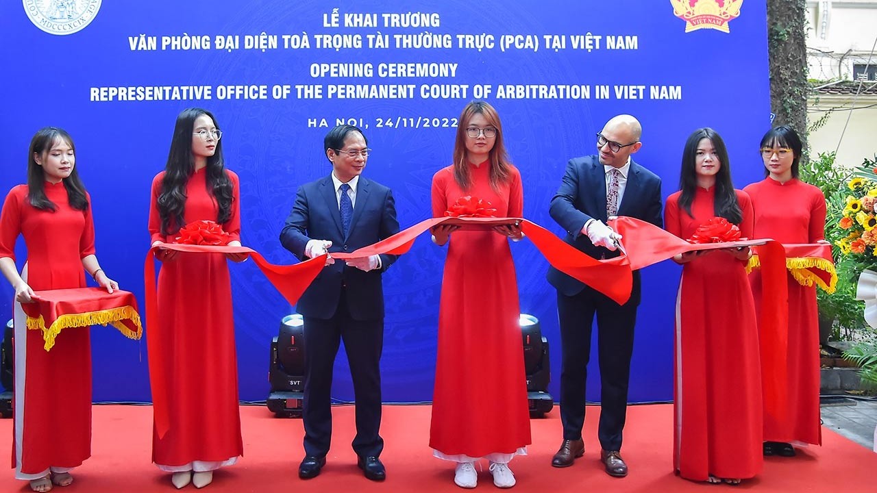 Khai trương Văn phòng đại diện của Toà trọng tài thường trực (PCA) tại Hà Nội