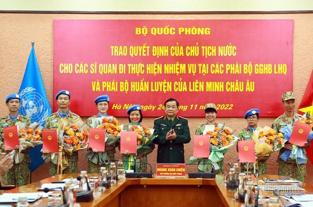 Vietnam sends seven more peacekeepers to UN missions