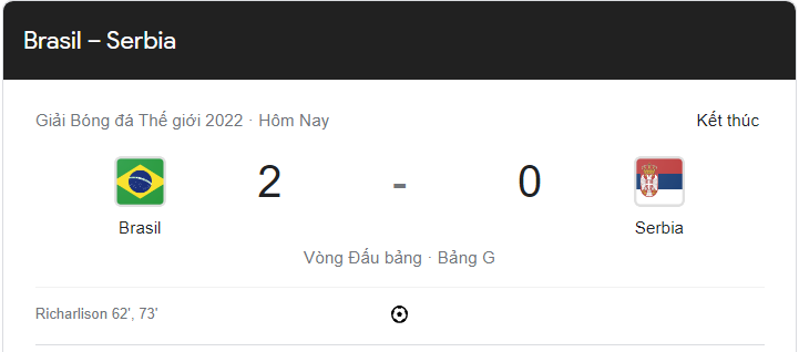 Link xem trực tiếp Brazil vs Serbia (02h00 ngày 25/11) bảng G World Cup 2022 - trực tiếp VTV3