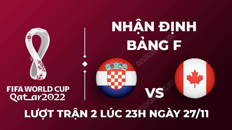 Nhận định trận đấu giữa Croatia vs Canada, 23h00 ngày 27/11 - lịch thi đấu World Cup 2022