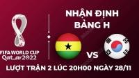 Dự đoán tỷ số Hàn Quốc vs Ghana bảng H World Cup 2022: Hy vọng Son Heung-min tỏa sáng