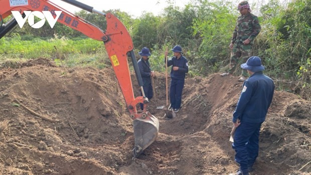 Binh Phuoc’s search team find remains of 11 martyrs in Cambodia