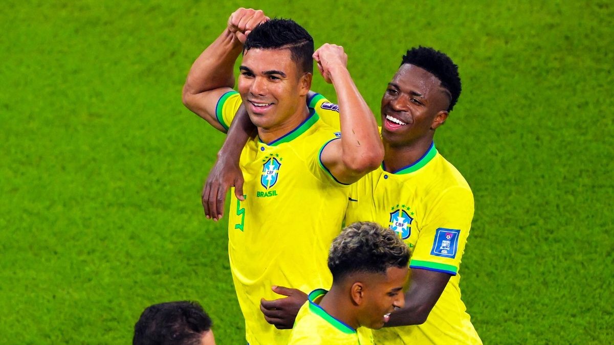 Đội tuyển Brazil vào vòng 1/8 World Cup sớm 1 lượt trận đấu. (Nguồn: Getty Images)