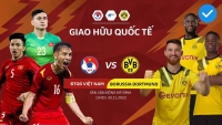 Link xem trực tiếp Việt Nam vs Dortmund (19h00 ngày 30/11) giao hữu bóng đá trước thềm AFF Cup