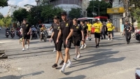 Các cầu thủ CLB Borussia Dortmund 'khám phá' Hà Nội trước trận giao hữu cùng đội tuyển Việt Nam