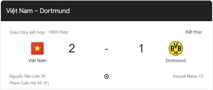 Link xem trực tiếp Việt Nam vs Dortmund (19h00 ngày 30/11) giao hữu bóng đá trước thềm AFF Cup