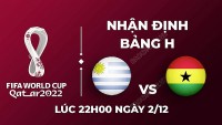 Nhận định trận đấu giữa Uruguay vs Ghana, 22h00 ngày 02/11 - lịch thi đấu World Cup 2022
