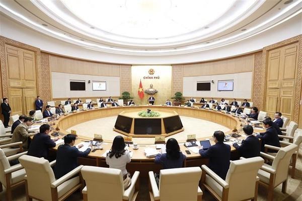 PM chairing a regular government meeting