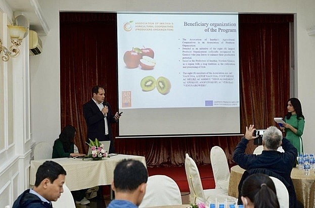 Hy Lạp đưa táo và kiwi chinh phục người tiêu dùng Việt Nam