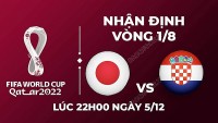 Nhận định trận đấu giữa Nhật Bản vs Croatia, 22h00 ngày 5/12 - lịch thi đấu vòng 1/8 World Cup 2022