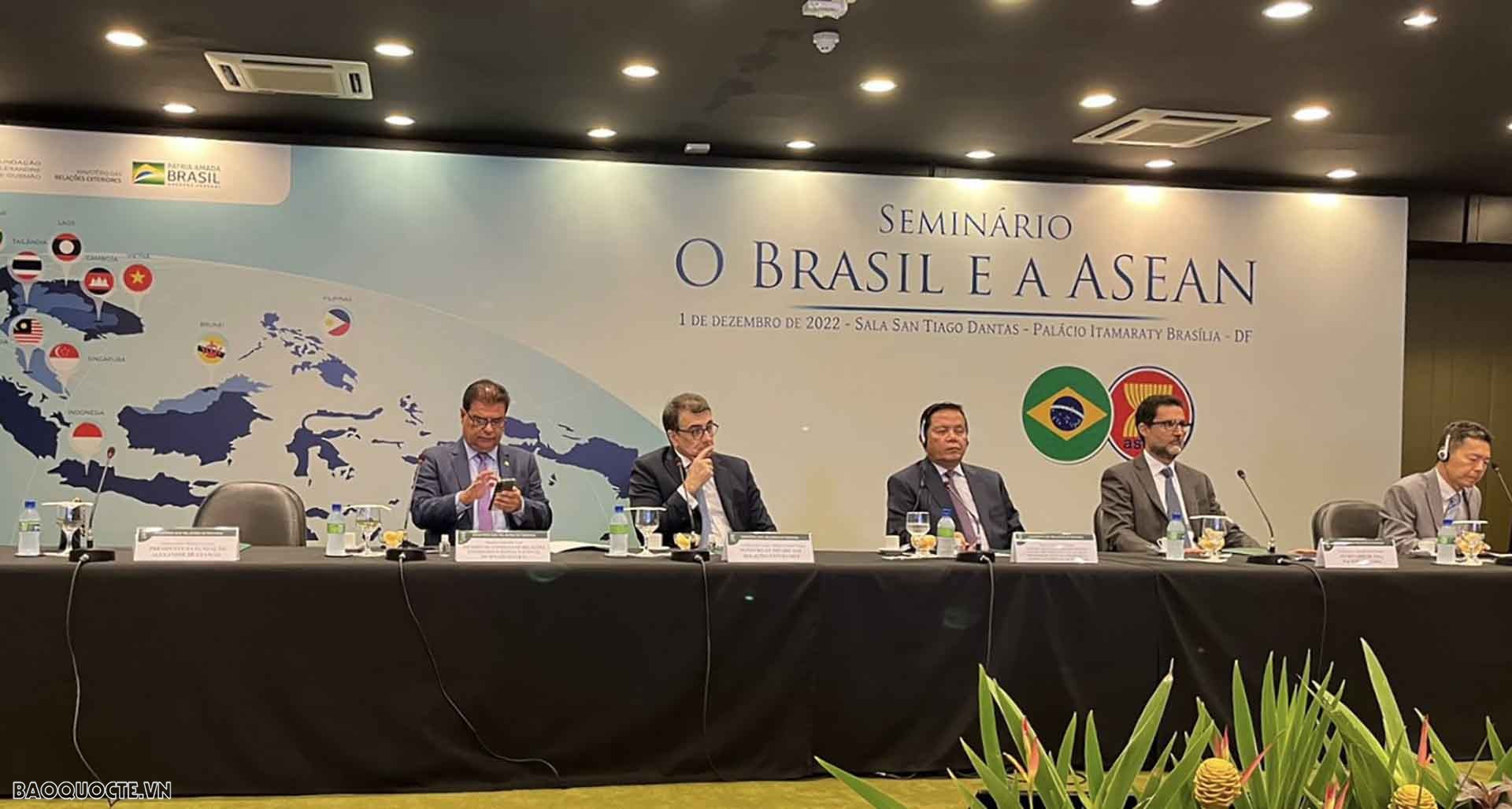 Bộ Ngoại giao Brazil và Ủy ban ASEAN tại Brazil đồng tổ chức Hội thảo ‘Brazil và ASEAN’.