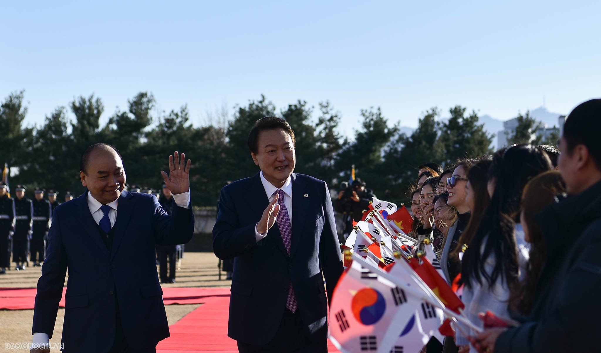 Official welcome ceremony held for President Nguyen Xuan Phuc in RoK