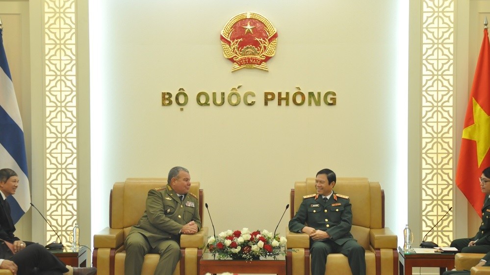 Hợp tác quốc phòng là một trụ cột trong quan hệ Việt Nam-Cuba