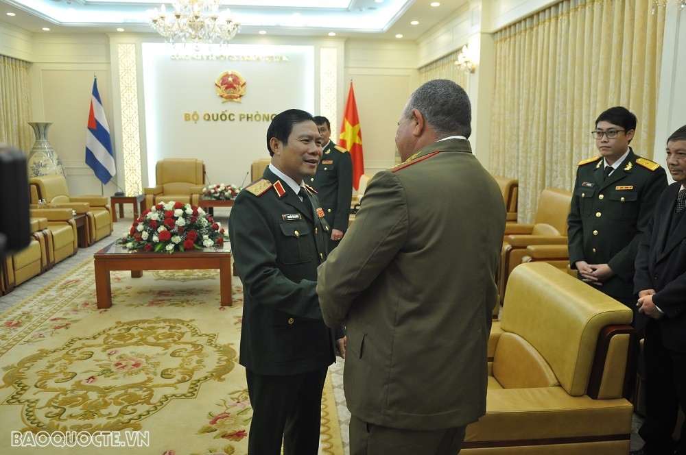 Hợp tác quốc phòng là trụ cột trong quan hệ Việt Nam-Cuba