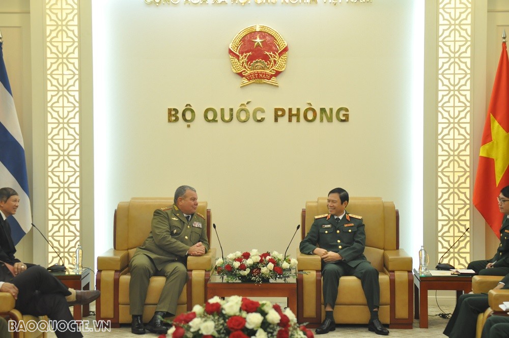 Hợp tác quốc phòng là trụ cột trong quan hệ Việt Nam-Cuba