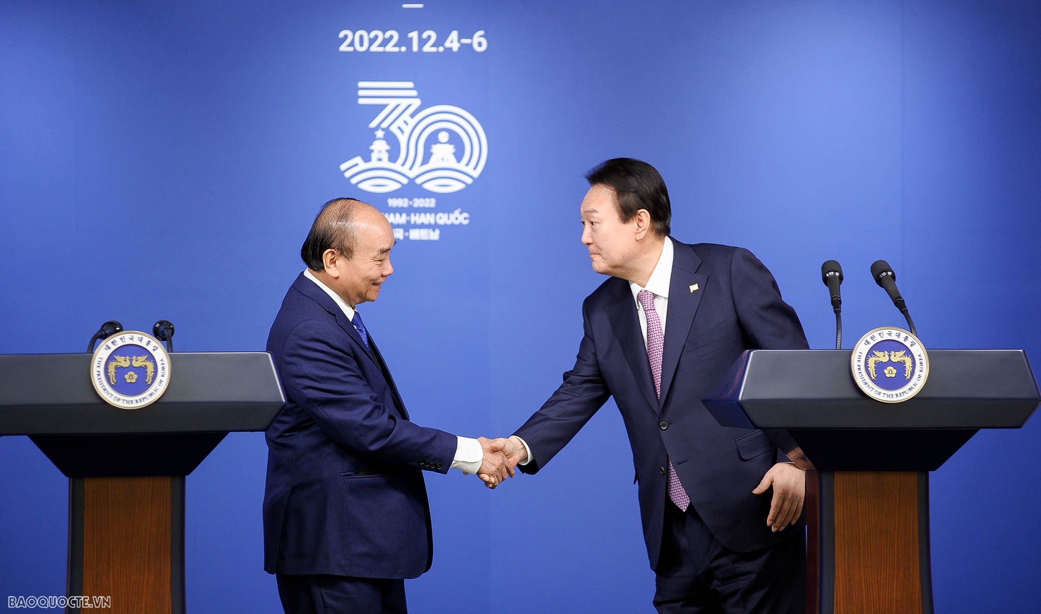Việt Nam và Hàn Quốc chính thức trở thành Đối tác chiến lược toàn diện