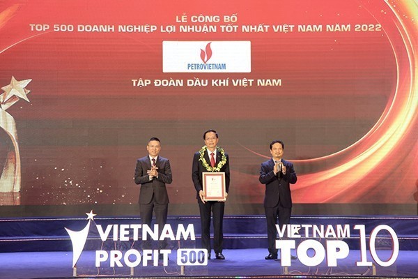 PetroVietnam leads the list of 500 best profitable businesses in Vietnam