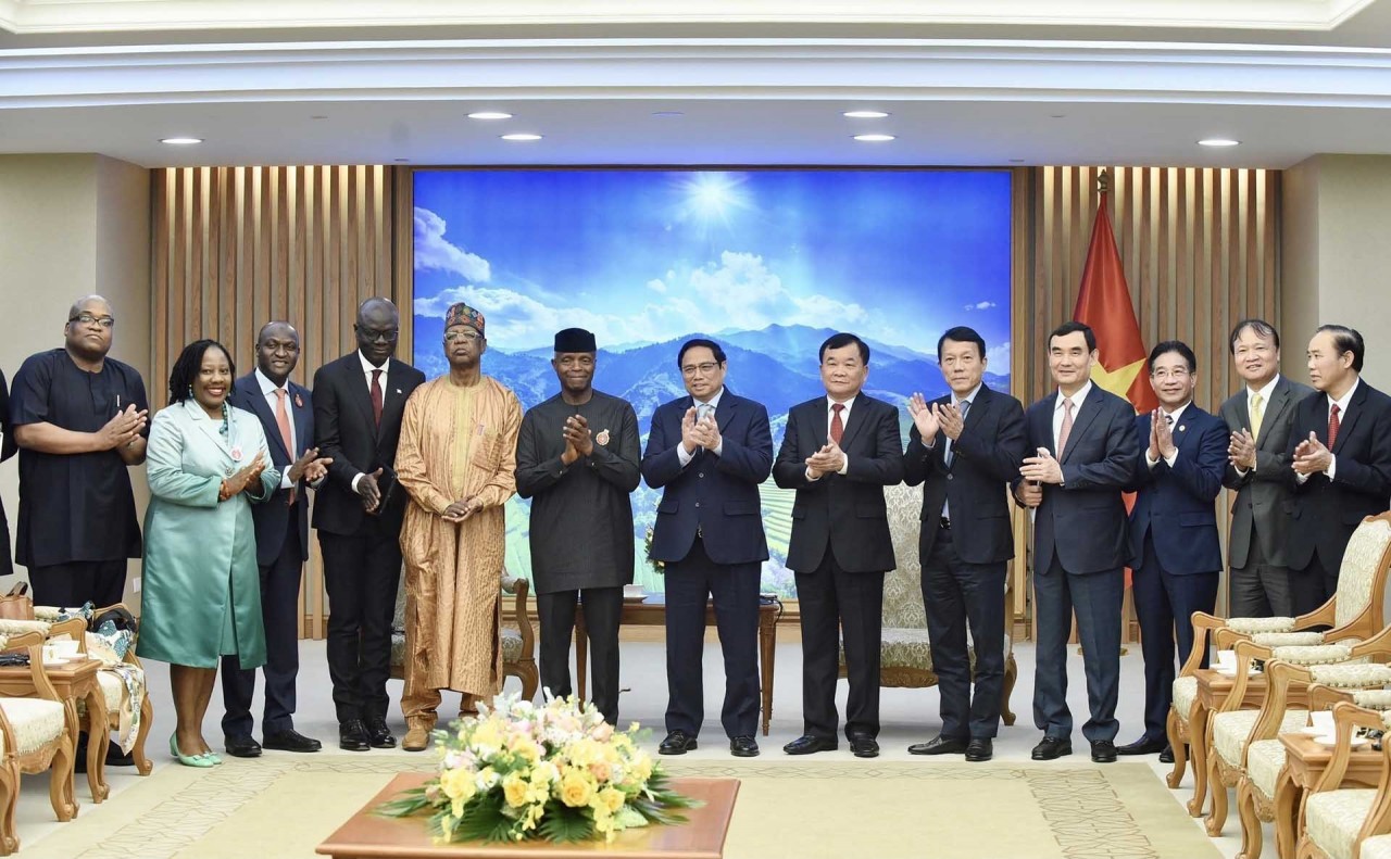 Prime Minister receives Vice President of Nigeria Yemi Osinbajo