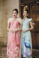 Hoa hậu Lương Thùy Linh, Đỗ Thị Hà duyên dáng, đằm thắm với áo dài cách điệu ngày Tết