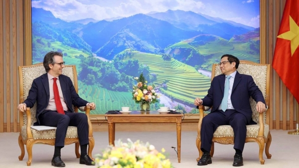 Prime Minister receives Ambassador Giorgio Aliberti, Head of EU Delegation to Vietnam