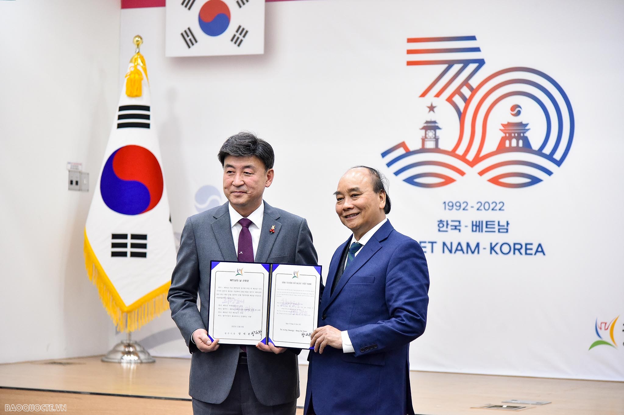 Những hình ảnh nổi bật trong chuyến thăm cấp Nhà nước Hàn Quốc của Chủ tịch nước Nguyễn Xuân Phúc