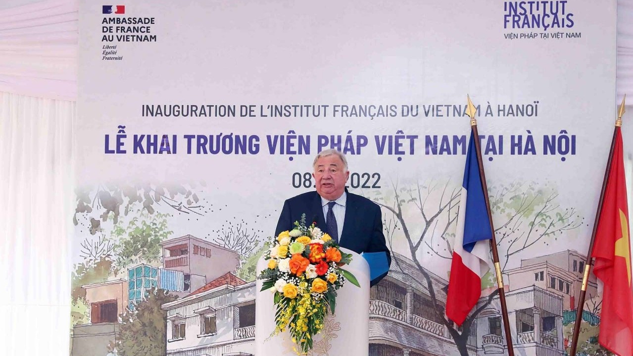 Senate President Gérard Larcher inaugurates new headquarters of French Institute in Vietnam