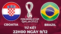 Link xem trực tiếp Croatia vs Brazil (22h00 ngày 9/12) tứ kết World Cup 2022 - trực tiếp VTV2