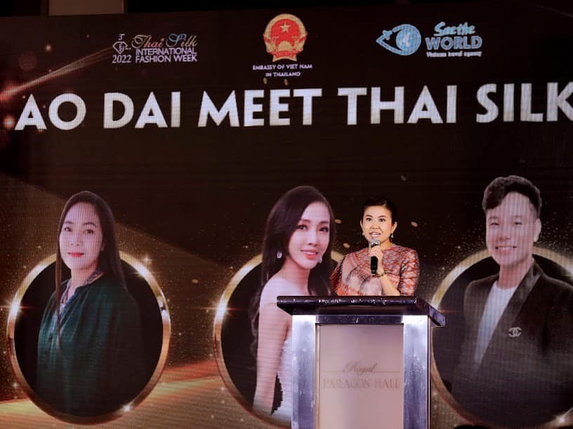 When Vietnam's Ao Dai Meets Thai Silk