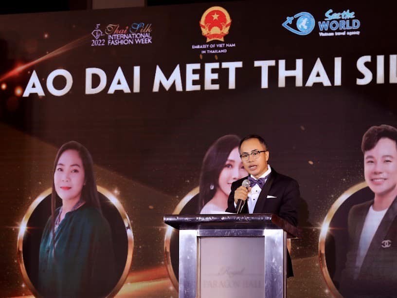 When Vietnam's Ao Dai Meets Thai Silk