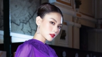 Sao Việt: Hoa hậu Mai Phương 'đốn tim' fan với đầm tím, Hà Kiều Anh dịu dàng xuống phố