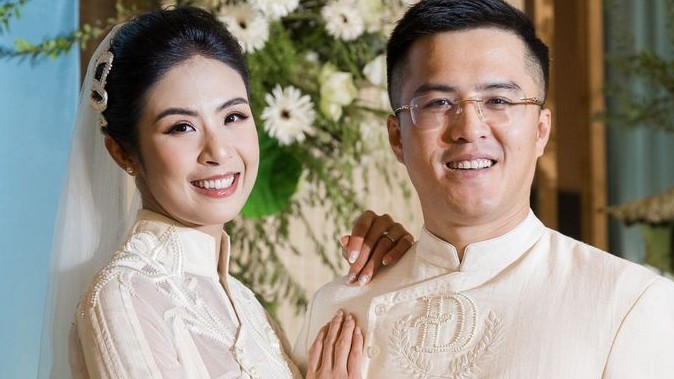 Ngắm những hình ảnh đặc biệt trong lễ cưới của Hoa hậu Ngọc Hân