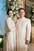 Ngắm những hình ảnh đặc biệt trong lễ cưới của Hoa hậu Ngọc Hân