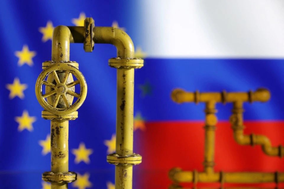 Nga-châu Âu, cấm vận dầu Nga. (Nguồn: Reuters)