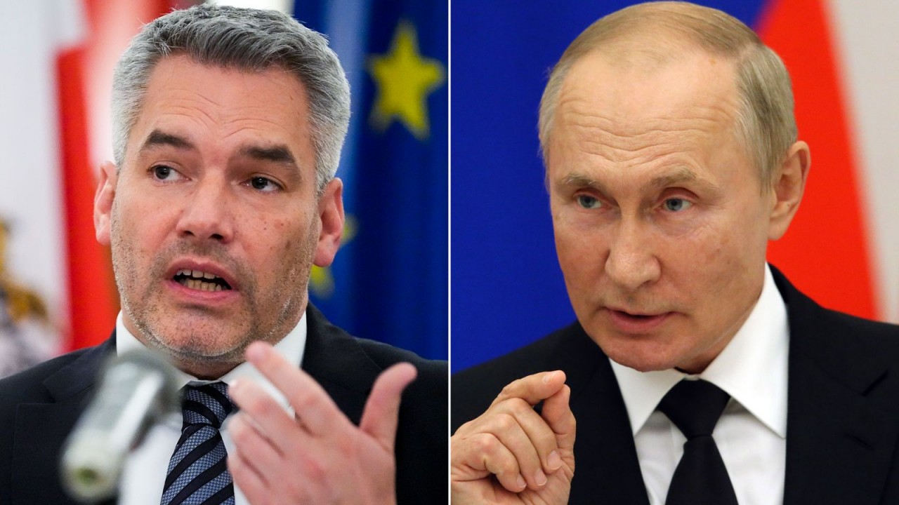 (12.12) Thủ tướng Áo Karl Nehammer cho rằng cần duy trì liên lạc với Tổng thống Nga Vladimir Putin để chấm dứt xung đột tại Ukraine. (Nguồn: CNN)