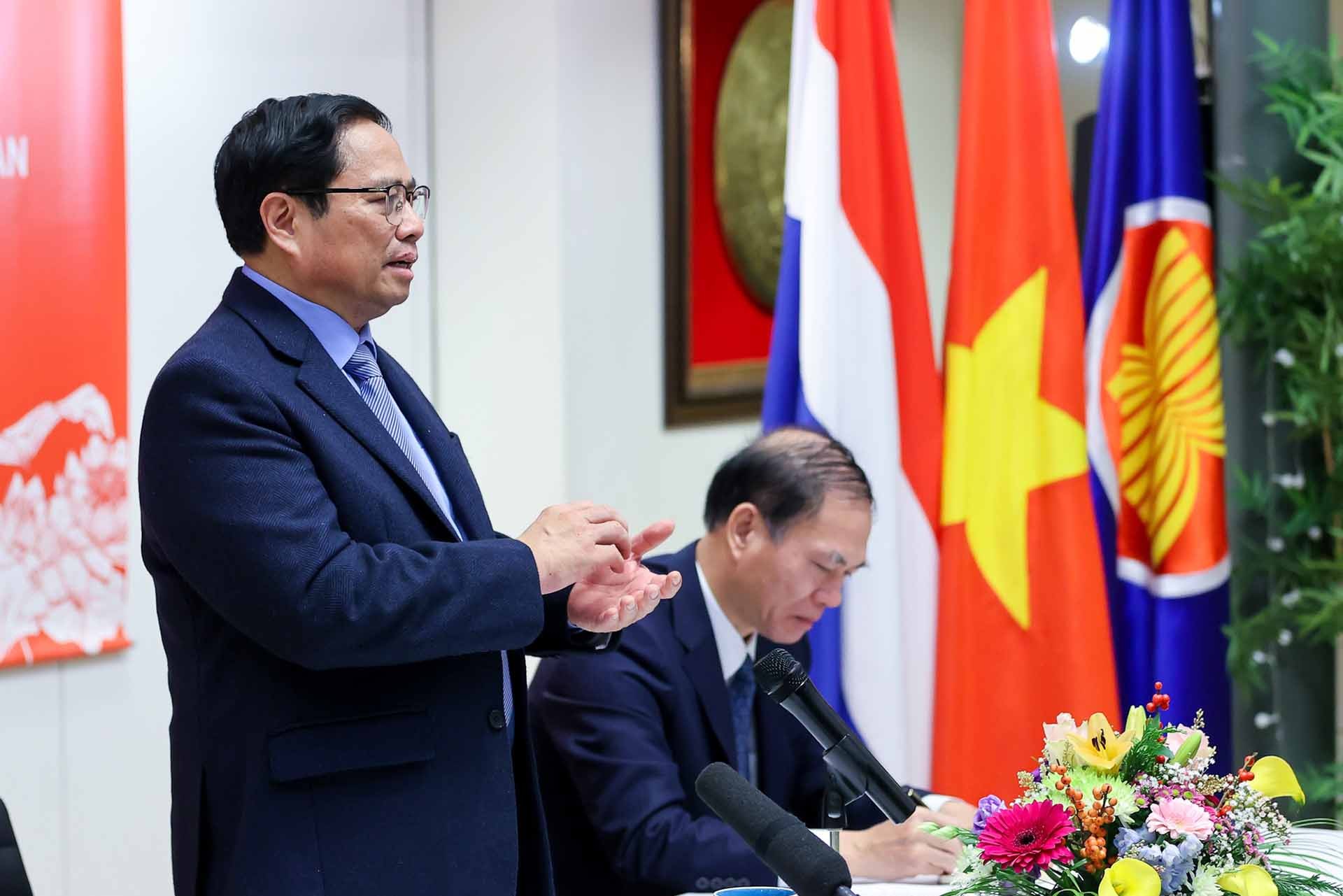 Thủ tướng Chính phủ Phạm Minh Chính phát biểu. (Nguồn: VGP)