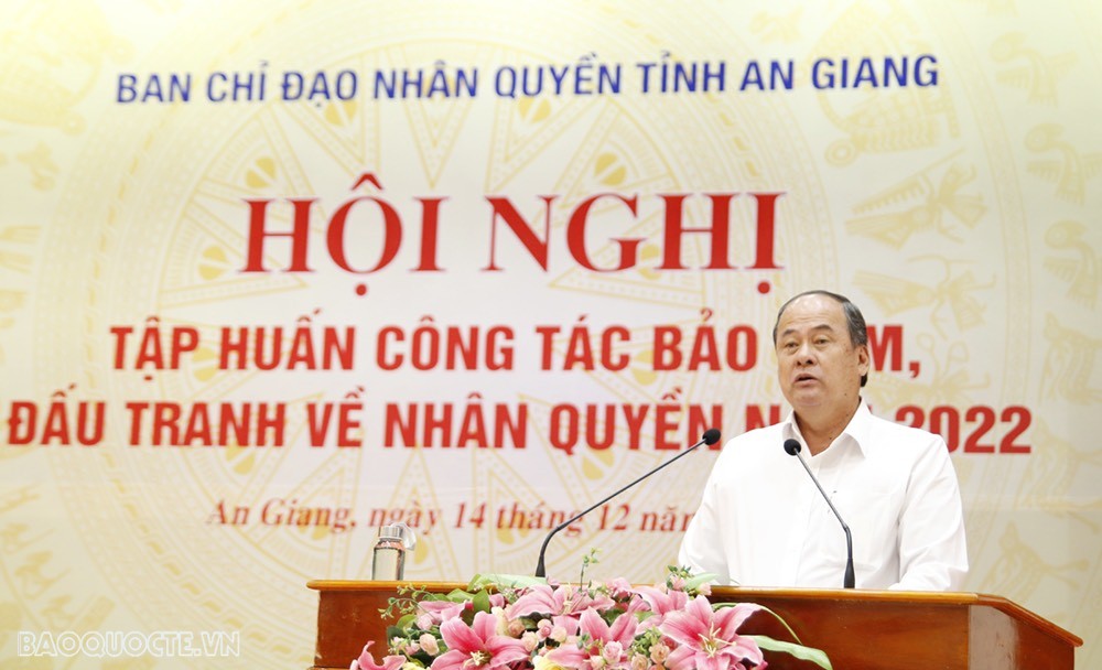 An Giang: Nâng cao công tác bảo đảm và đấu tranh về nhân quyền